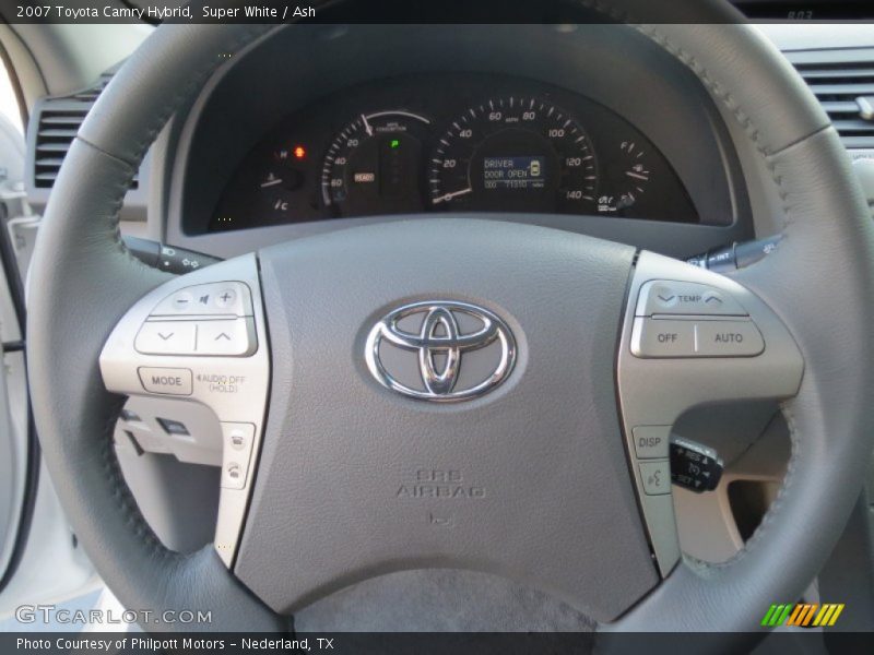 Super White / Ash 2007 Toyota Camry Hybrid