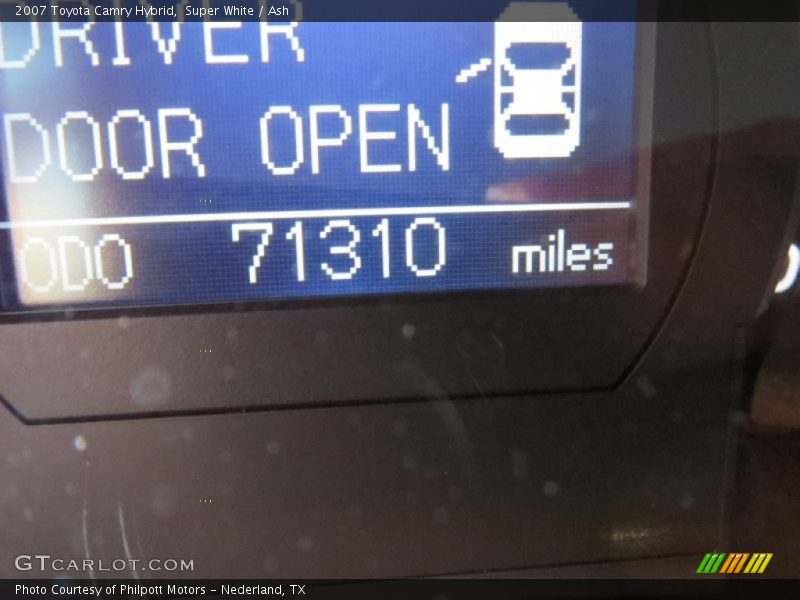 Super White / Ash 2007 Toyota Camry Hybrid