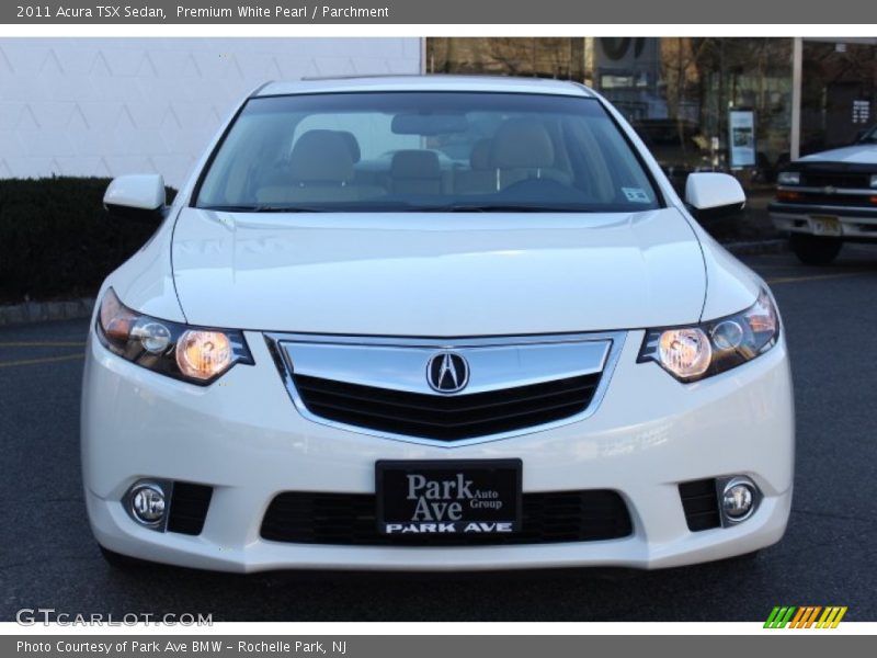 Premium White Pearl / Parchment 2011 Acura TSX Sedan