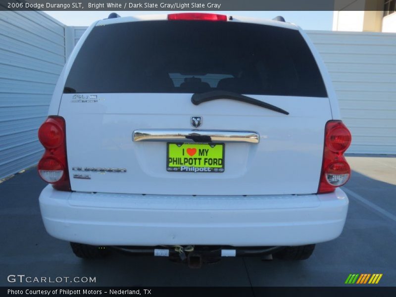 Bright White / Dark Slate Gray/Light Slate Gray 2006 Dodge Durango SLT