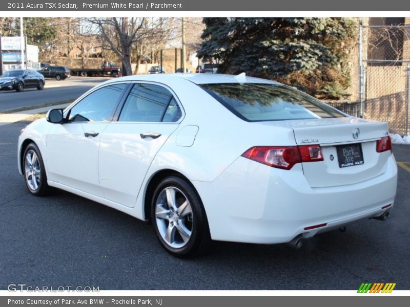Premium White Pearl / Parchment 2011 Acura TSX Sedan