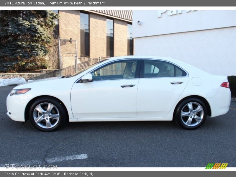 Premium White Pearl / Parchment 2011 Acura TSX Sedan
