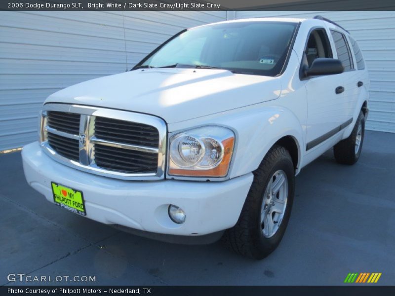 Bright White / Dark Slate Gray/Light Slate Gray 2006 Dodge Durango SLT