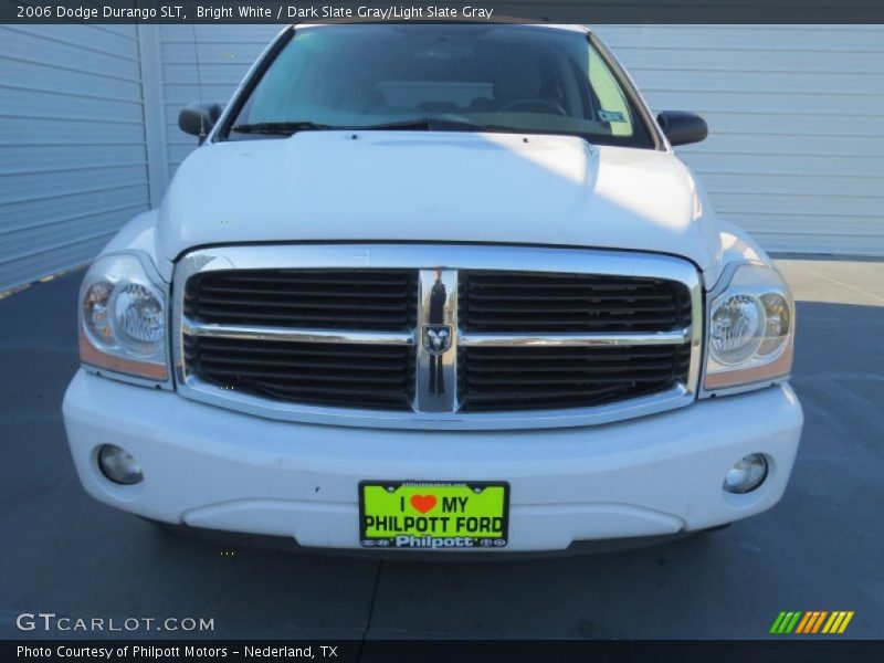 Bright White / Dark Slate Gray/Light Slate Gray 2006 Dodge Durango SLT
