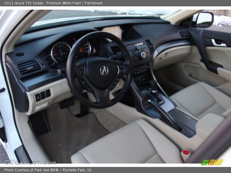 Premium White Pearl / Parchment 2011 Acura TSX Sedan