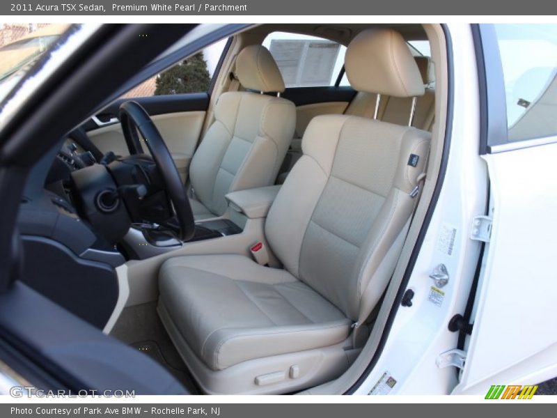 Front Seat of 2011 TSX Sedan