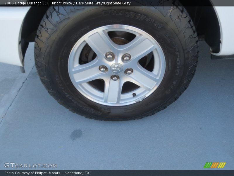 Bright White / Dark Slate Gray/Light Slate Gray 2006 Dodge Durango SLT