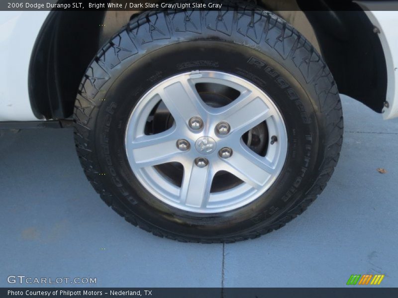 Bright White / Dark Slate Gray/Light Slate Gray 2006 Dodge Durango SLT
