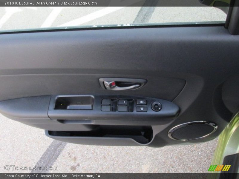 Alien Green / Black Soul Logo Cloth 2010 Kia Soul +