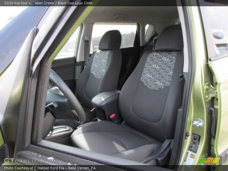 Alien Green / Black Soul Logo Cloth 2010 Kia Soul +