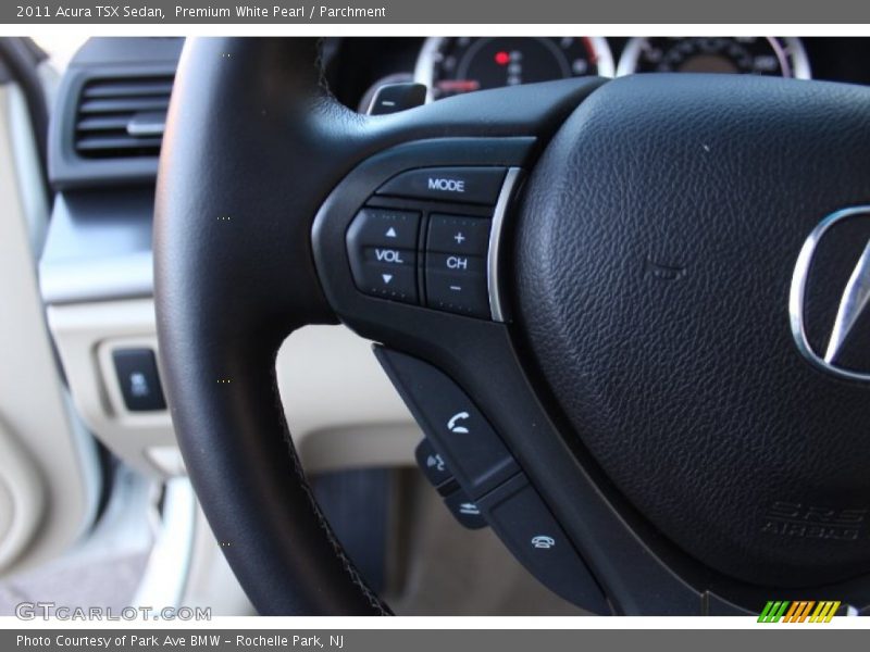 Premium White Pearl / Parchment 2011 Acura TSX Sedan