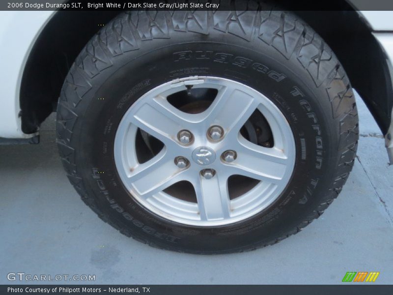 Bright White / Dark Slate Gray/Light Slate Gray 2006 Dodge Durango SLT