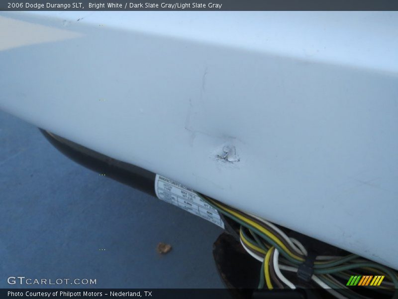 Bright White / Dark Slate Gray/Light Slate Gray 2006 Dodge Durango SLT