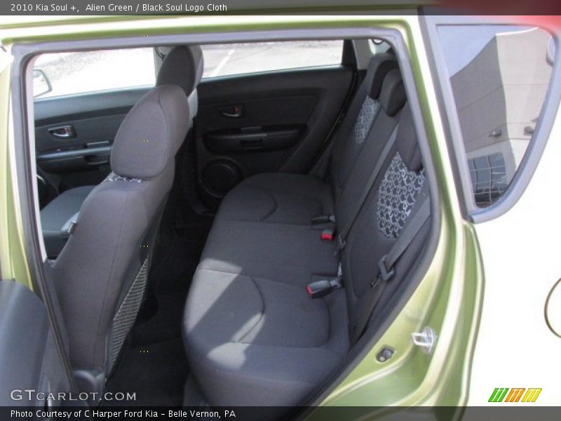 Alien Green / Black Soul Logo Cloth 2010 Kia Soul +