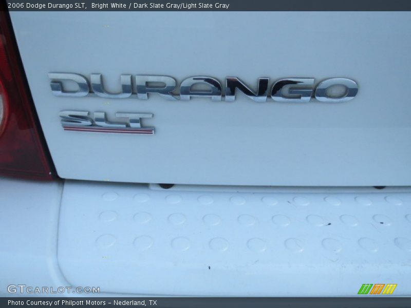 Bright White / Dark Slate Gray/Light Slate Gray 2006 Dodge Durango SLT