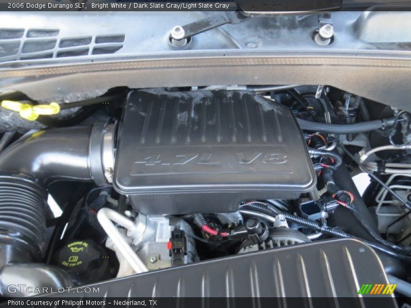 Bright White / Dark Slate Gray/Light Slate Gray 2006 Dodge Durango SLT