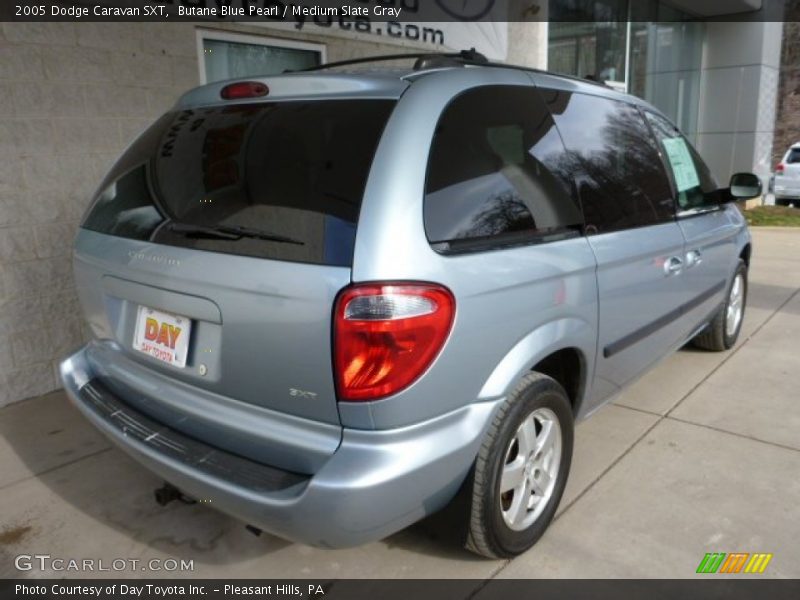 Butane Blue Pearl / Medium Slate Gray 2005 Dodge Caravan SXT