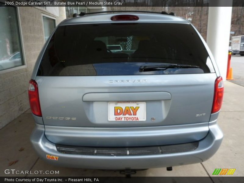 Butane Blue Pearl / Medium Slate Gray 2005 Dodge Caravan SXT