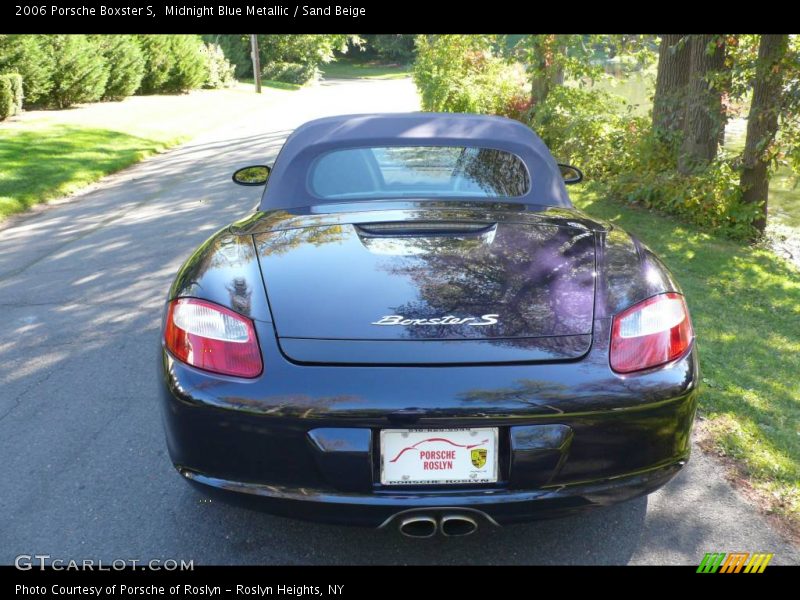 Midnight Blue Metallic / Sand Beige 2006 Porsche Boxster S