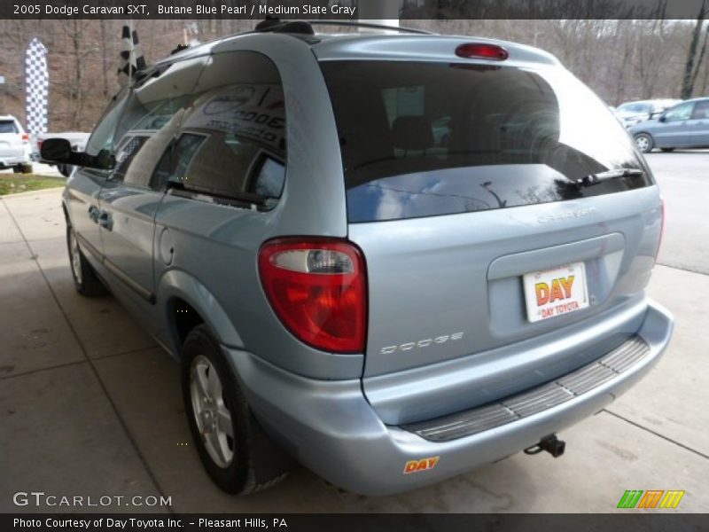 Butane Blue Pearl / Medium Slate Gray 2005 Dodge Caravan SXT