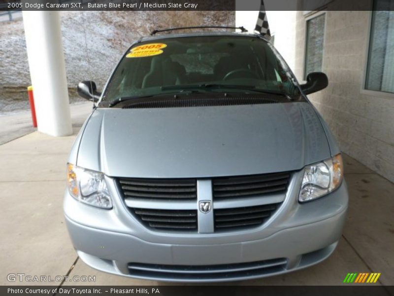 Butane Blue Pearl / Medium Slate Gray 2005 Dodge Caravan SXT