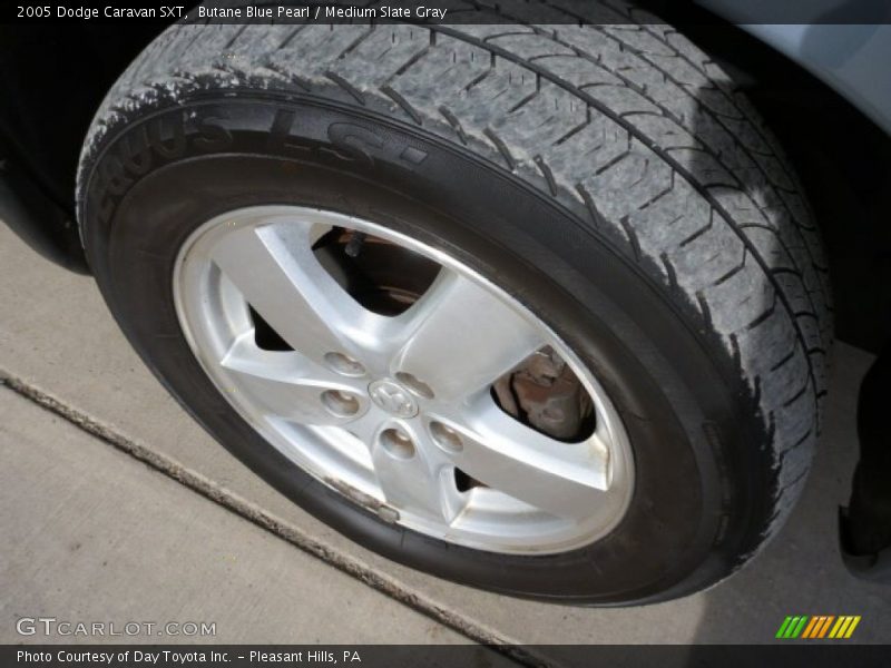 Butane Blue Pearl / Medium Slate Gray 2005 Dodge Caravan SXT
