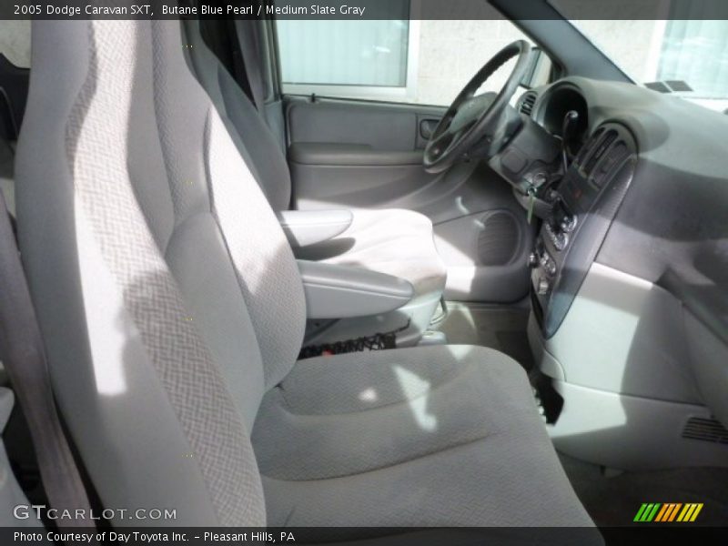 Butane Blue Pearl / Medium Slate Gray 2005 Dodge Caravan SXT