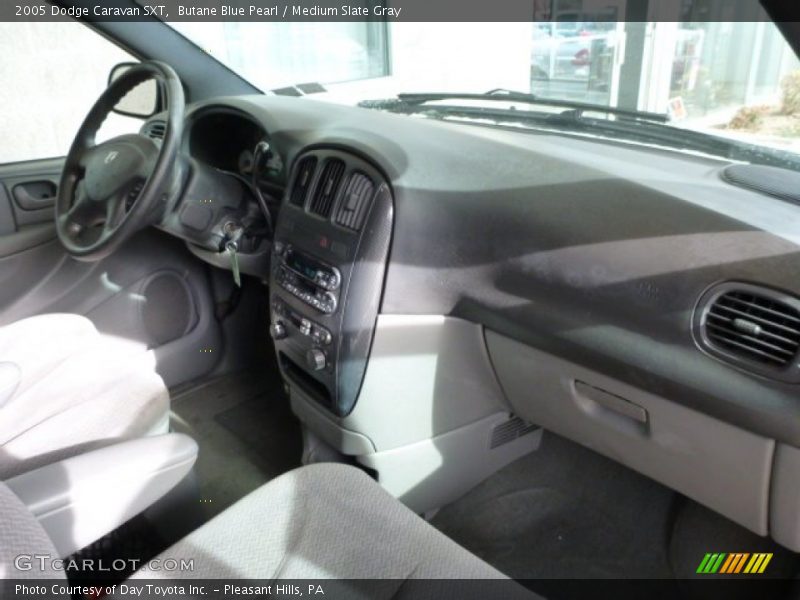 Butane Blue Pearl / Medium Slate Gray 2005 Dodge Caravan SXT