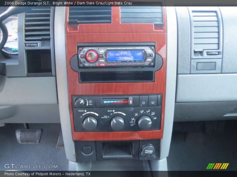 Bright White / Dark Slate Gray/Light Slate Gray 2006 Dodge Durango SLT