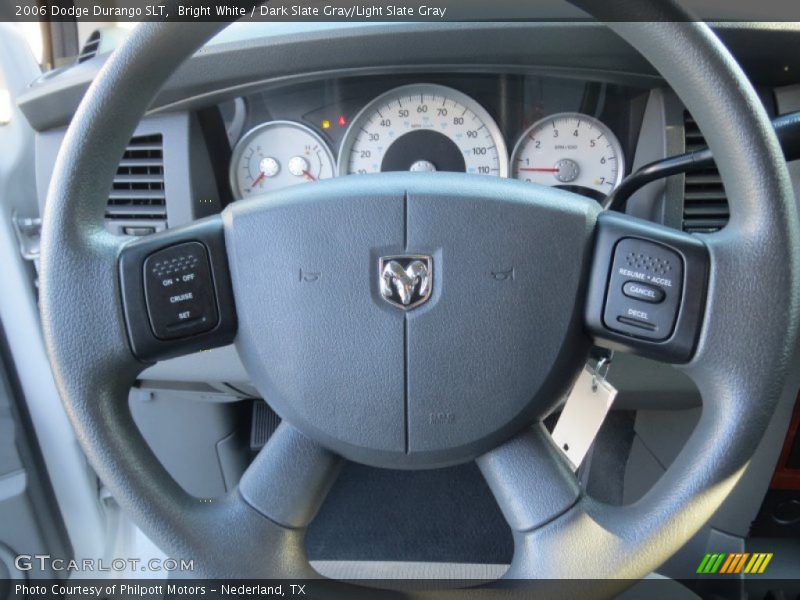 Bright White / Dark Slate Gray/Light Slate Gray 2006 Dodge Durango SLT