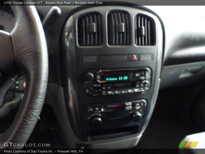 Butane Blue Pearl / Medium Slate Gray 2005 Dodge Caravan SXT