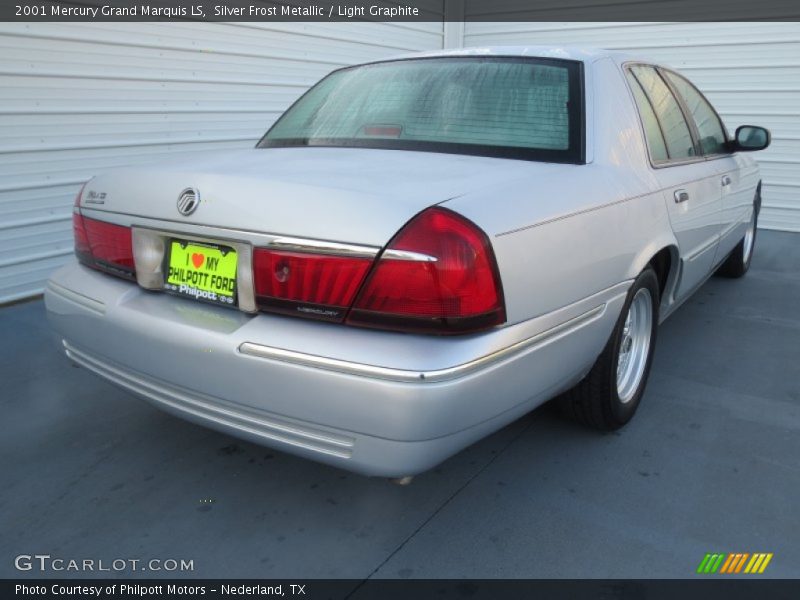 Silver Frost Metallic / Light Graphite 2001 Mercury Grand Marquis LS