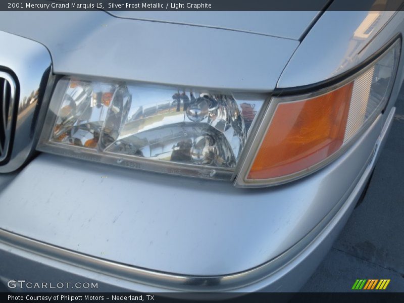 Silver Frost Metallic / Light Graphite 2001 Mercury Grand Marquis LS