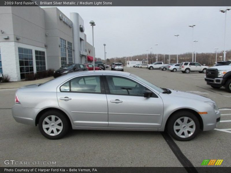 Brilliant Silver Metallic / Medium Light Stone 2009 Ford Fusion S