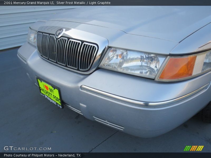 Silver Frost Metallic / Light Graphite 2001 Mercury Grand Marquis LS