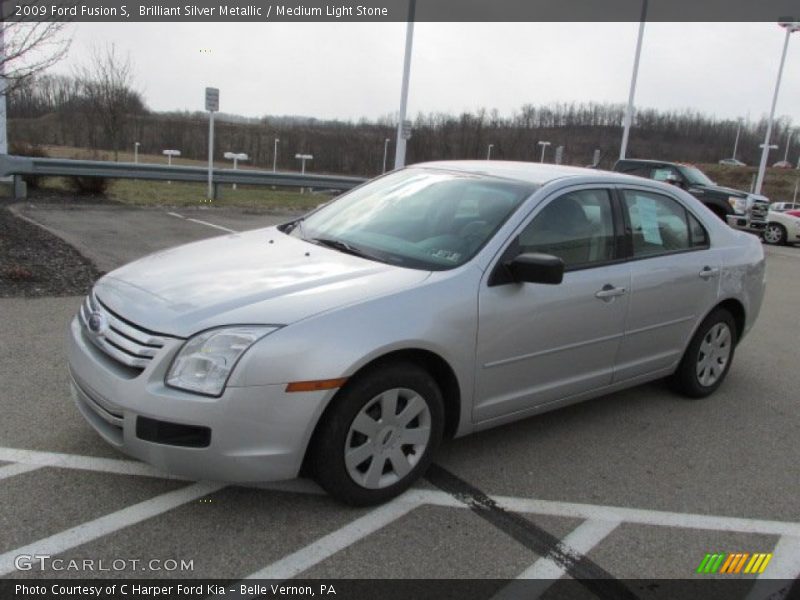 Brilliant Silver Metallic / Medium Light Stone 2009 Ford Fusion S