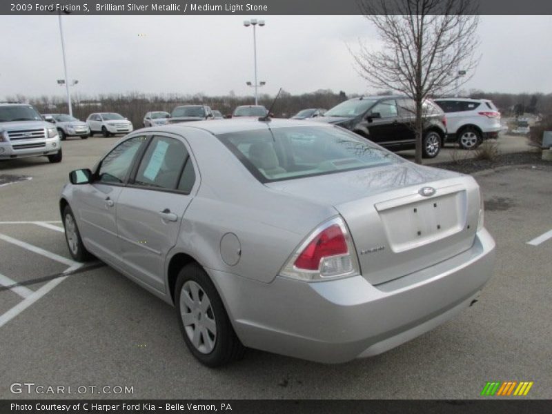 Brilliant Silver Metallic / Medium Light Stone 2009 Ford Fusion S