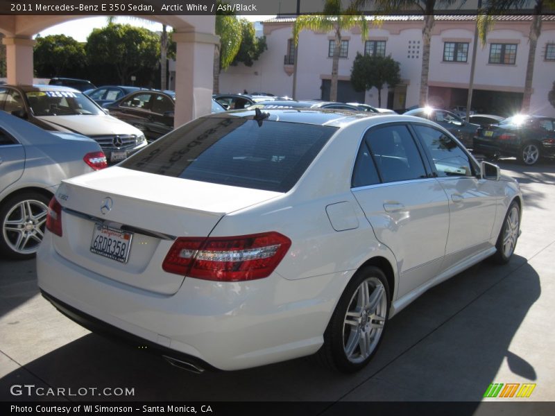 Arctic White / Ash/Black 2011 Mercedes-Benz E 350 Sedan