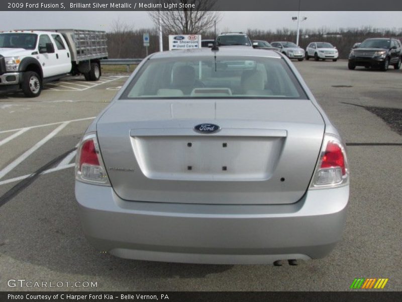 Brilliant Silver Metallic / Medium Light Stone 2009 Ford Fusion S