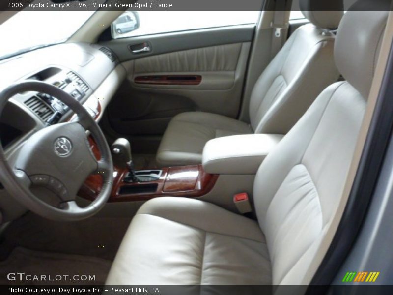 Mineral Green Opal / Taupe 2006 Toyota Camry XLE V6