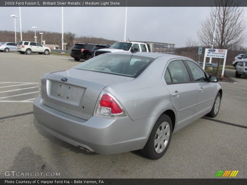 Brilliant Silver Metallic / Medium Light Stone 2009 Ford Fusion S