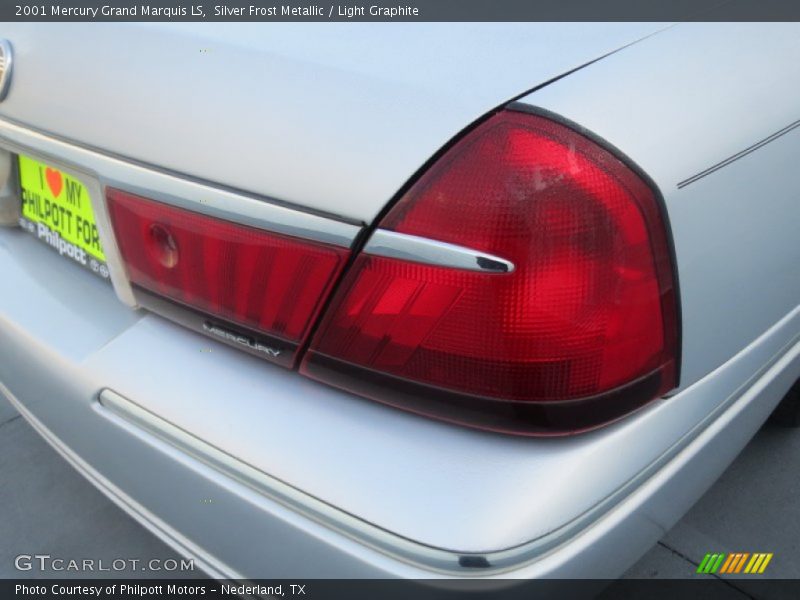 Silver Frost Metallic / Light Graphite 2001 Mercury Grand Marquis LS