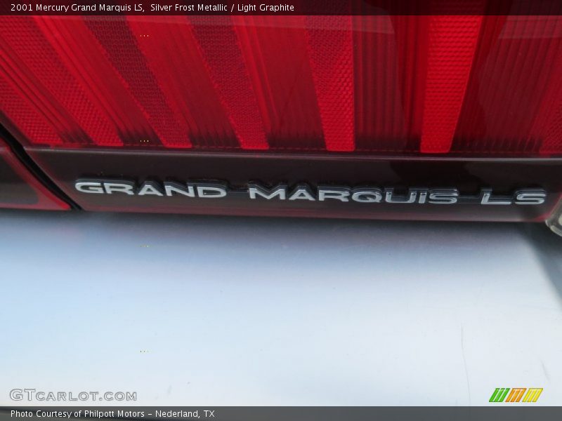Silver Frost Metallic / Light Graphite 2001 Mercury Grand Marquis LS