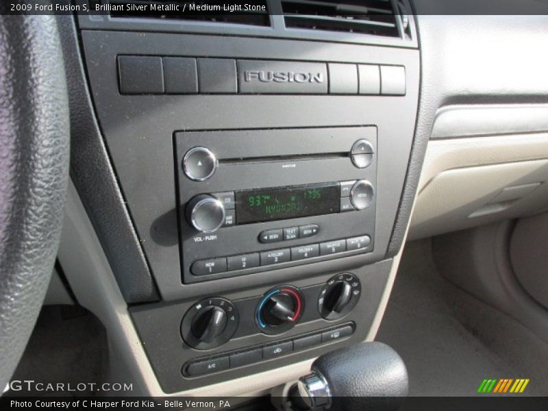 Brilliant Silver Metallic / Medium Light Stone 2009 Ford Fusion S