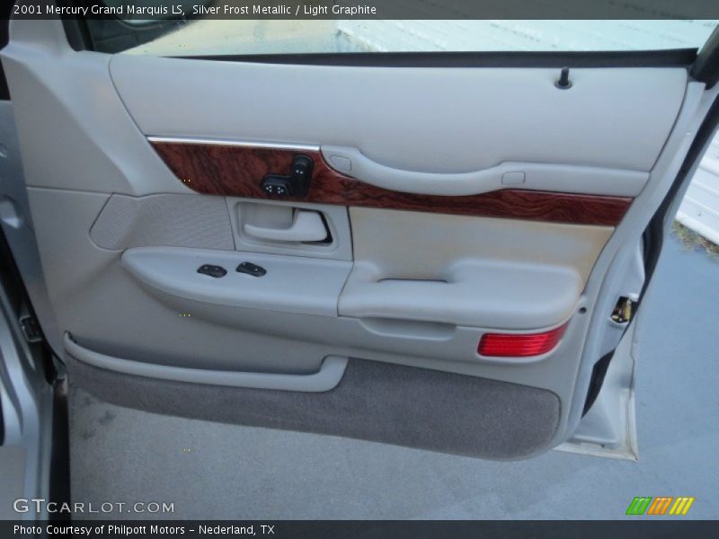 Silver Frost Metallic / Light Graphite 2001 Mercury Grand Marquis LS