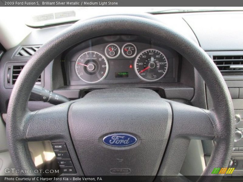 Brilliant Silver Metallic / Medium Light Stone 2009 Ford Fusion S