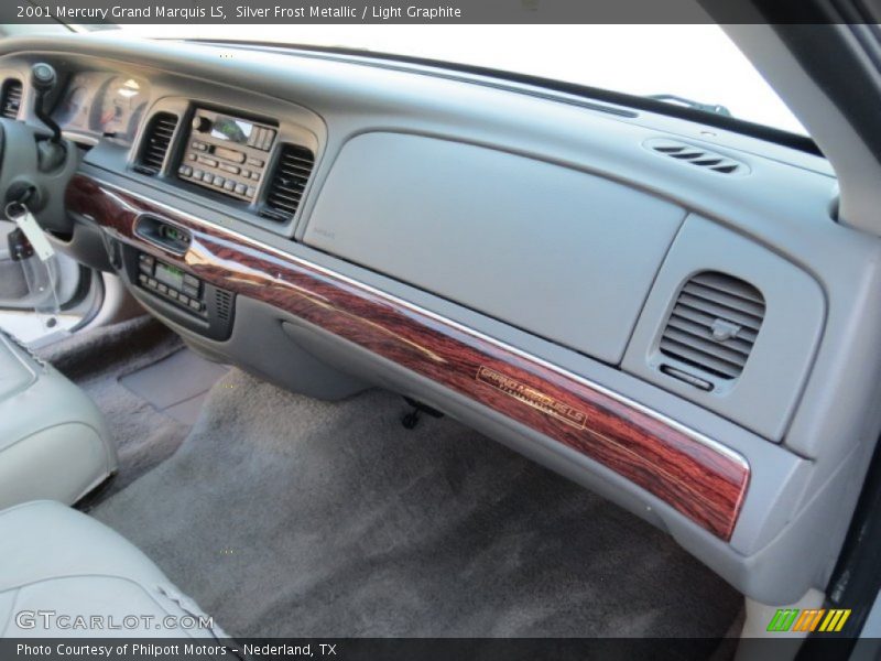 Silver Frost Metallic / Light Graphite 2001 Mercury Grand Marquis LS