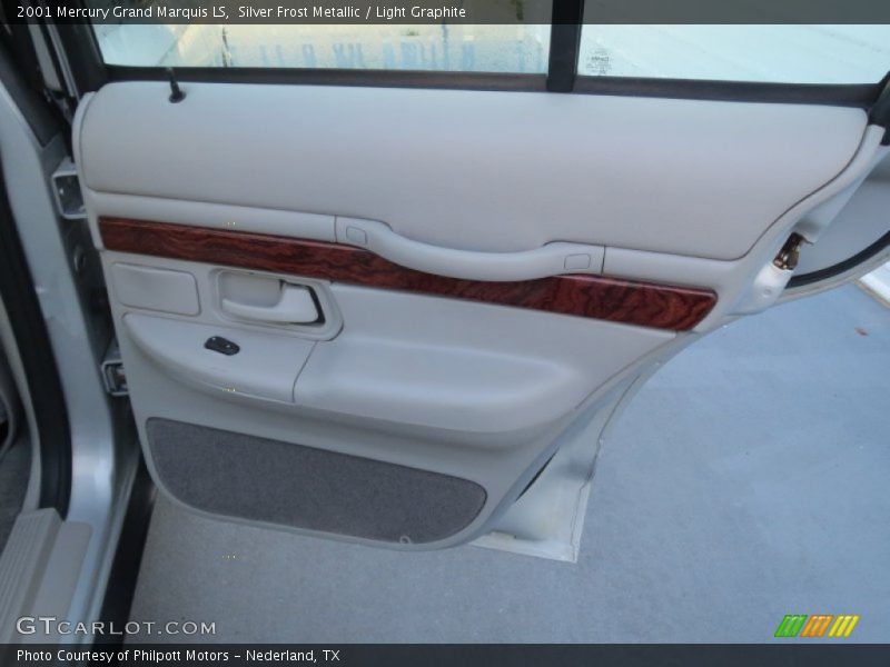 Silver Frost Metallic / Light Graphite 2001 Mercury Grand Marquis LS
