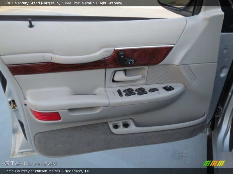 Silver Frost Metallic / Light Graphite 2001 Mercury Grand Marquis LS