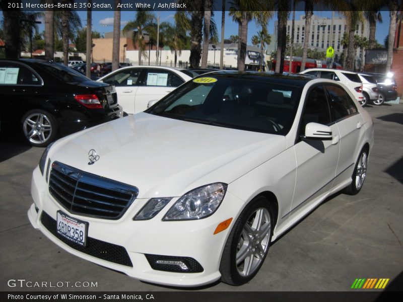 Arctic White / Ash/Black 2011 Mercedes-Benz E 350 Sedan